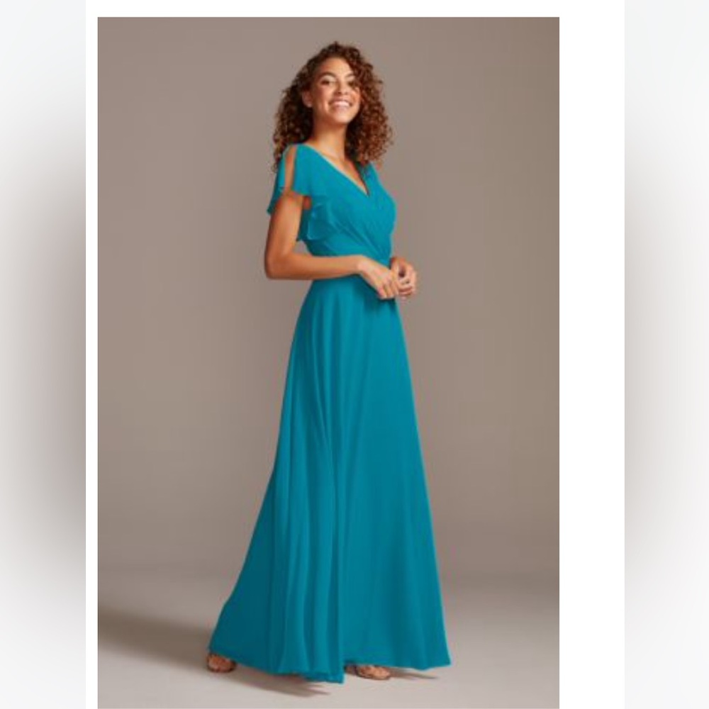 David’s bridal Dress Size 4 Oasis Color